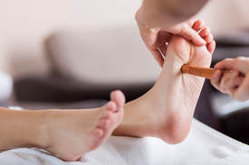 Foot massage and Reflexology